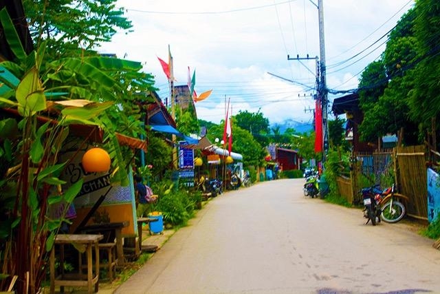 wanderlust bee back packing in pai, thailand