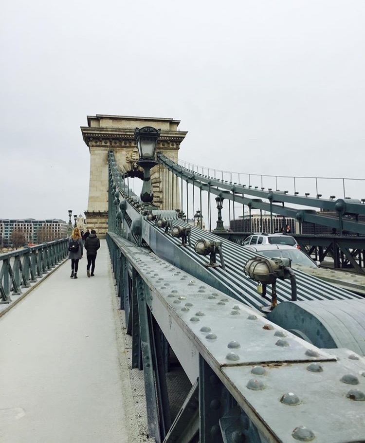 wanderlust bee chain bridge budapest