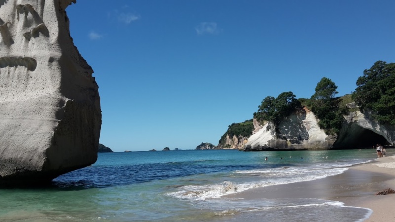 cathedral cove beach - wanderlustee