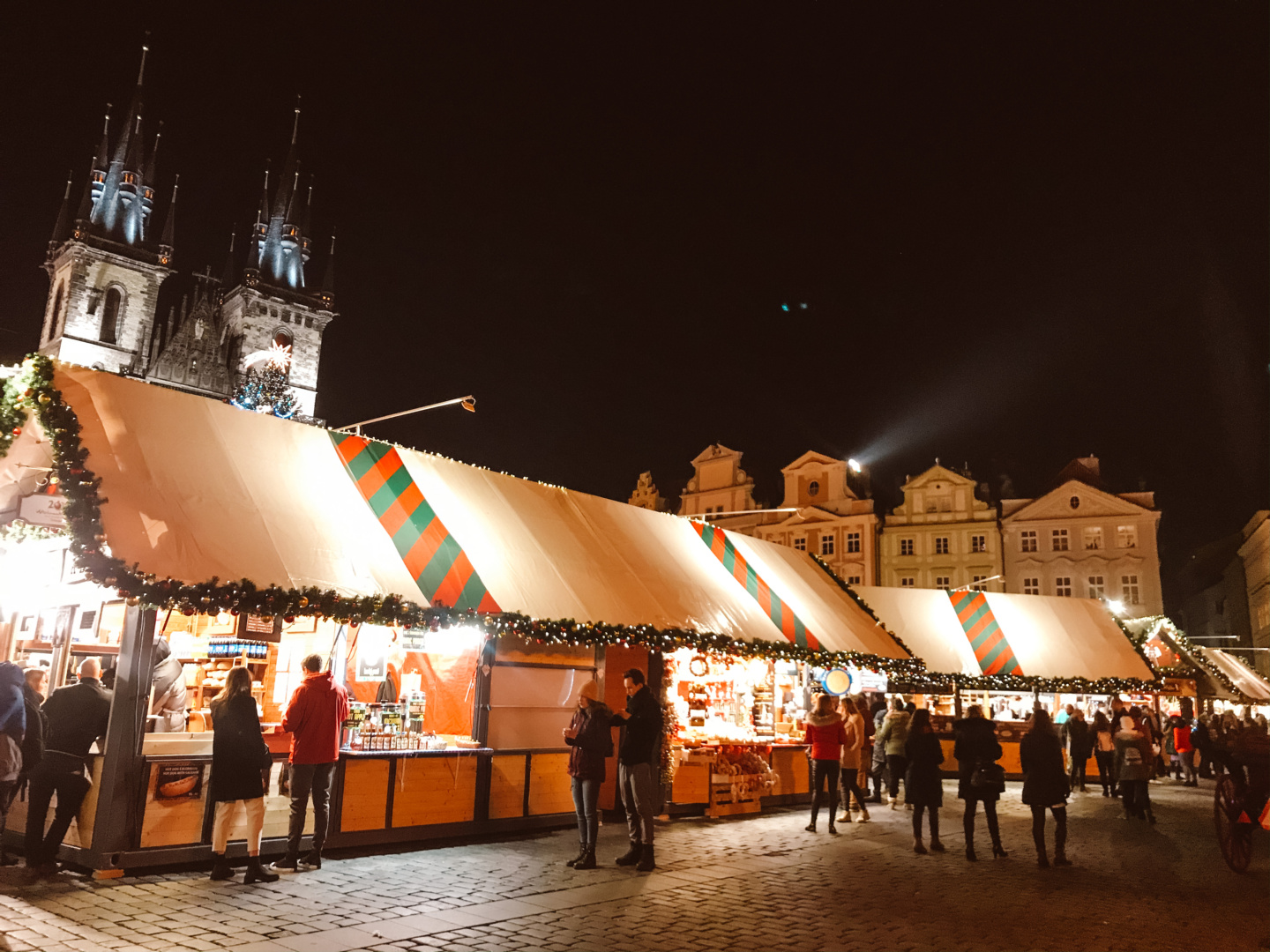 December in Prague, Czech Republic