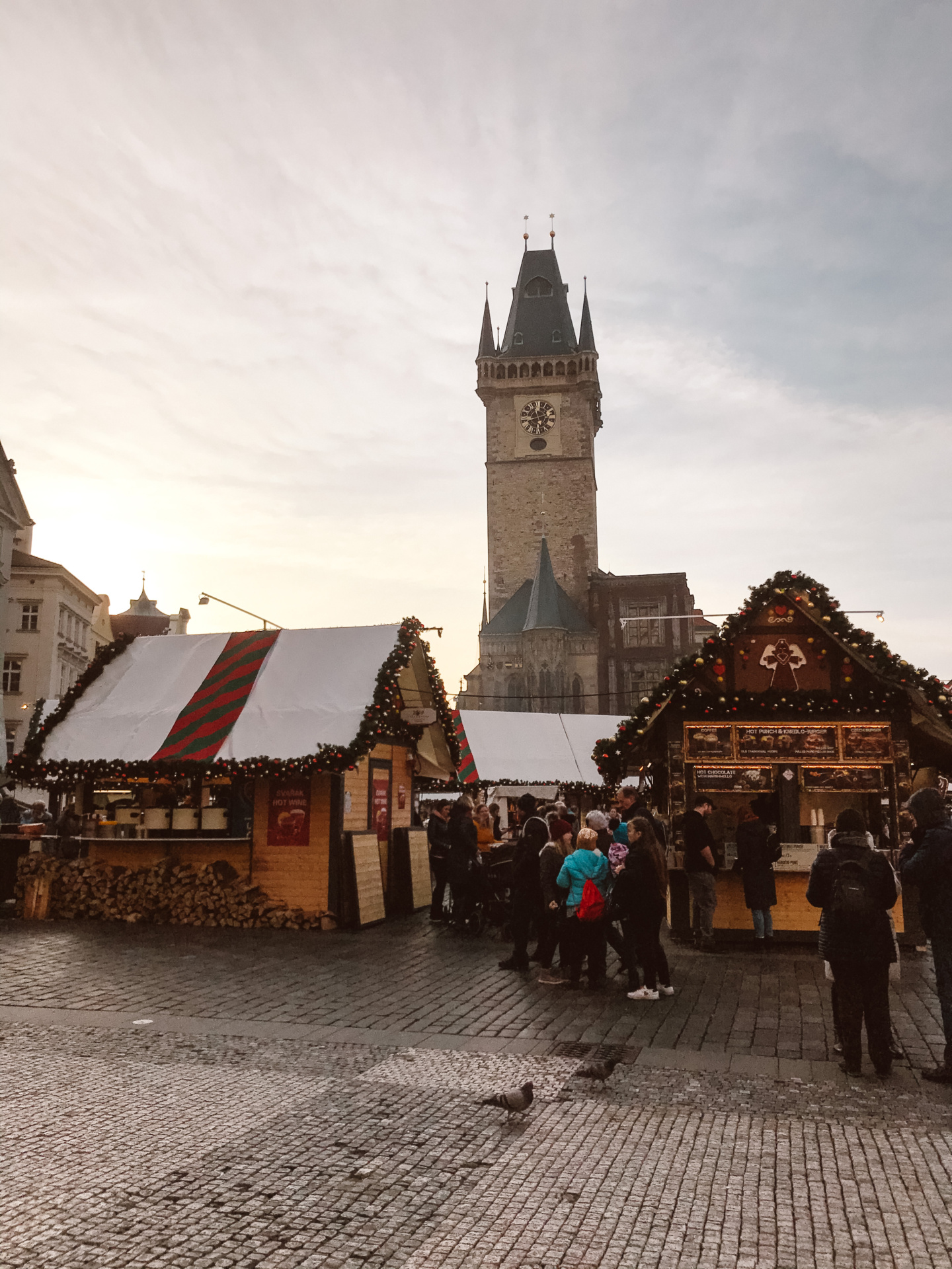 December in Prague, Czech Republic