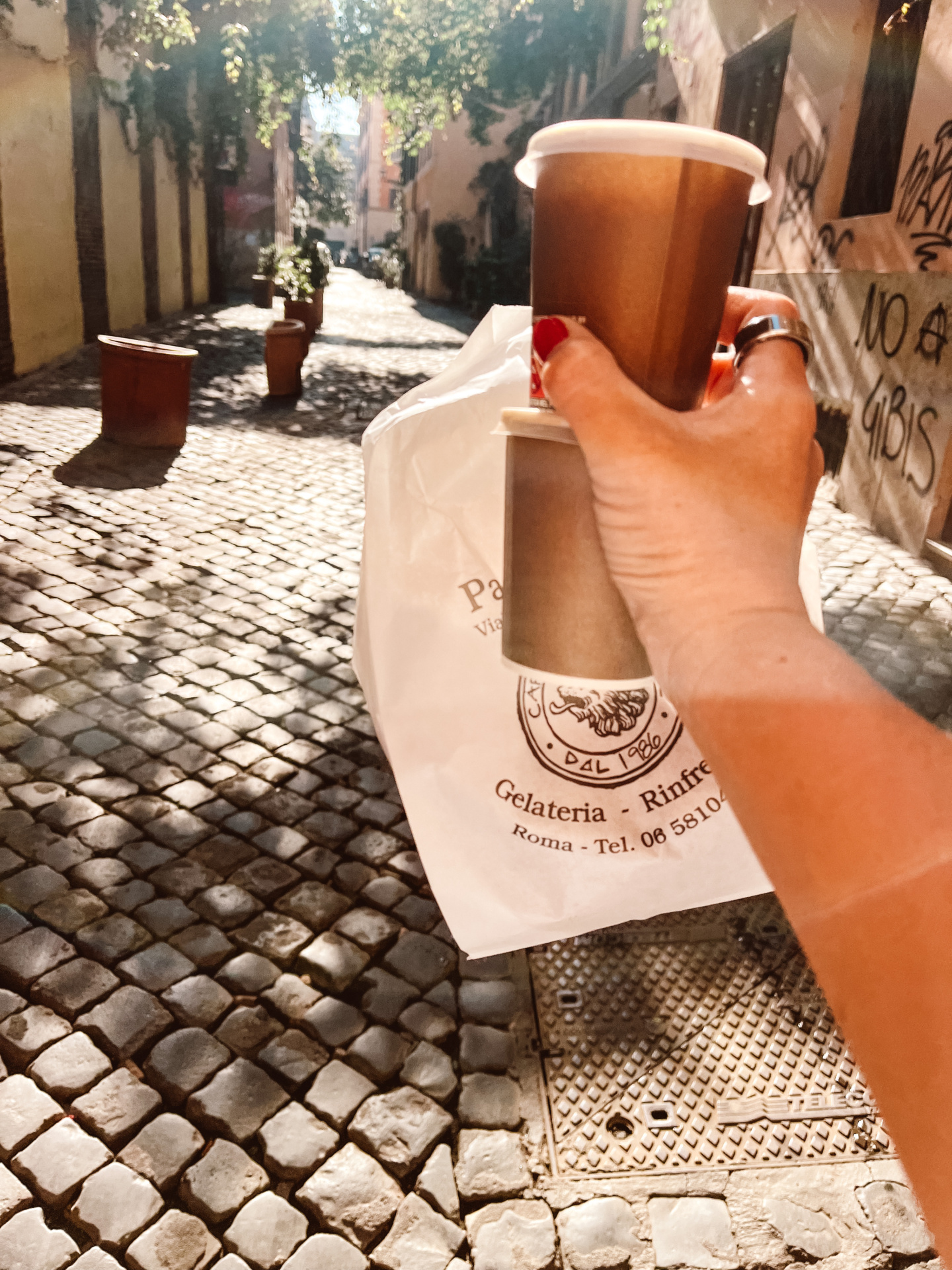 In the morning we enjoyed pastries on our balcony before heading back to Manchester after an amazing trip to both Seville & Rome. 