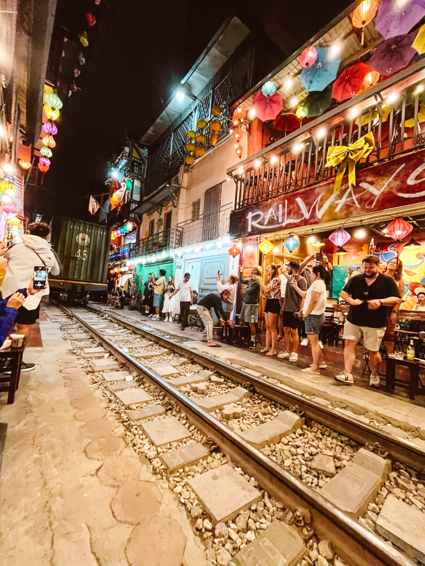 Wanderlust bee - Hanoi, vietnam.  Train street.